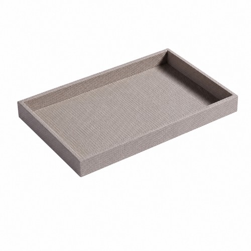 Leather storage tray - pu,