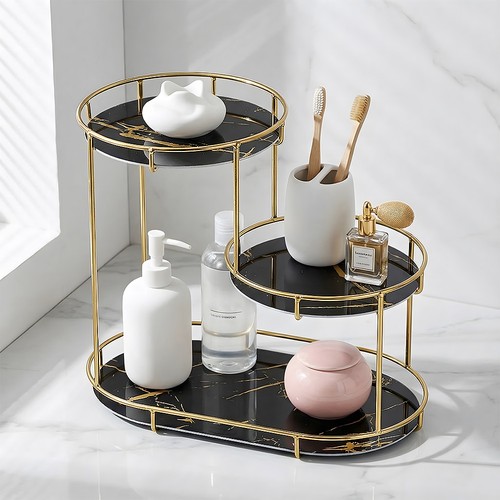 Tier vanity tray - tray, cosmetics