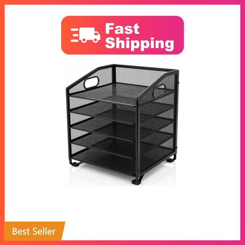 Ekisemio black tier desk - ekisemio,