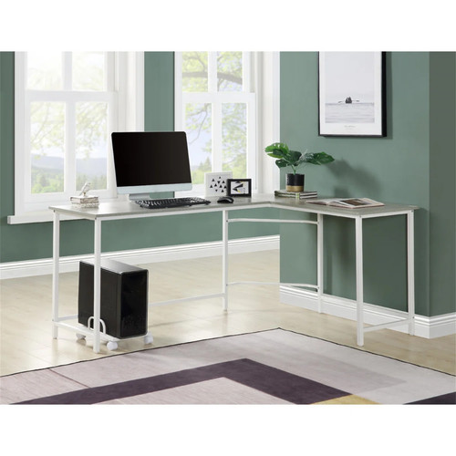 White gray shaped computer - gray,