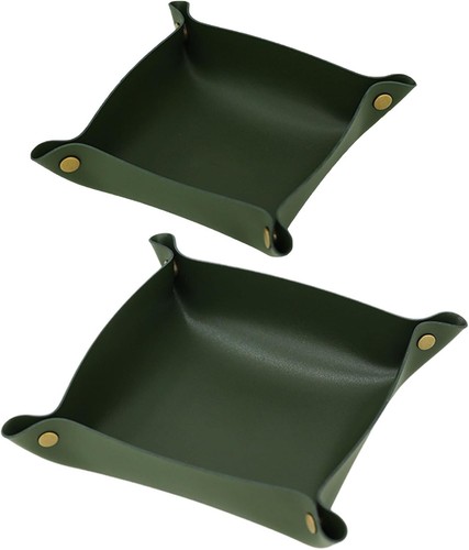 Leather storage organizer - leather,