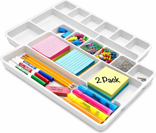 Desk drawer organizer - desk, tray