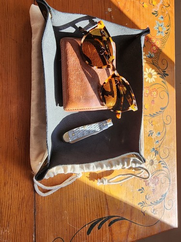 Genuine leather snap corner - snap,