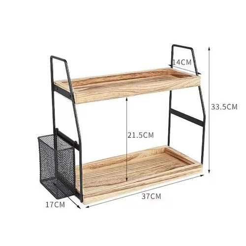 Tier wooden bathroom - 2-tier,