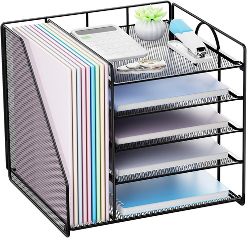 Desk organiser with - desk, file