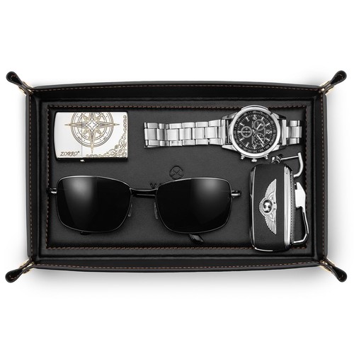 Valet tray for men foldable - for, men,